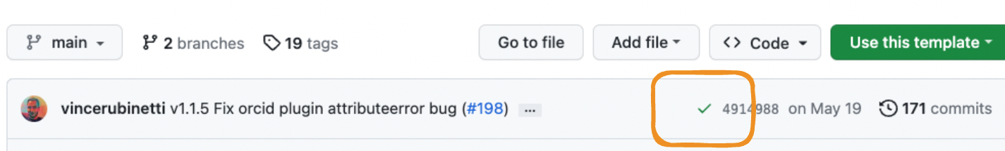 The green checkmark from successful GitHub Actions runs can offer a sense of reassurance to your audience.